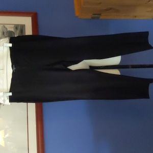 EILEEN FISHER BLACK SLIM PANTS PL